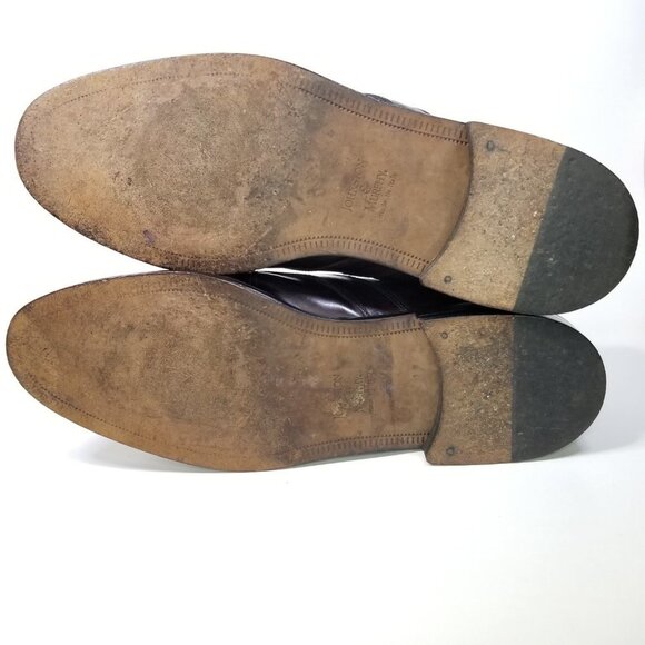 Johnston & Murphy Cellini Italy Tassel Dress Shoes Brown Burgundy size 10.5 M main image 4